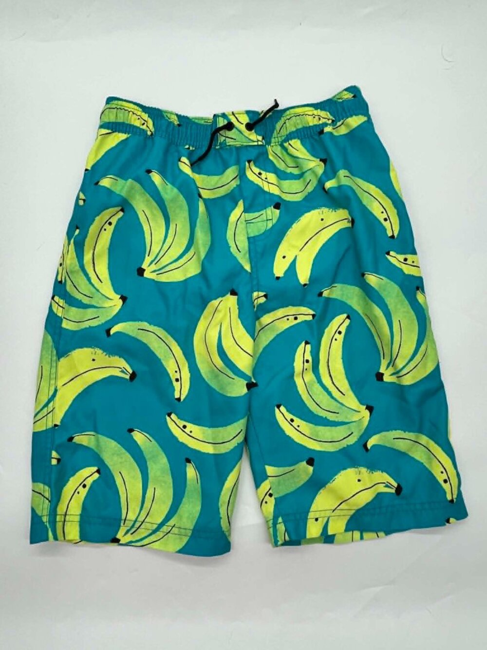 Tea Collection Boys Full Length Swim Trunks Shorts Bottoms Bananas VGUC Size 16